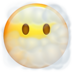 苹果系统里的云中的脸-迷茫emoji表情
