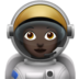 苹果系统里的女宇航员：深色肤色emoji表情