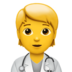 苹果系统里的卫生工作者emoji表情