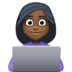 Facebook上的女工程师：深色肤色emoji表情