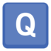 Facebook上的区域指示符号字母Qemoji表情
