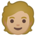安卓系统里的人物：中浅肤色emoji表情