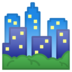 安卓系统里的城市景观emoji表情