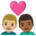 安卓系统里的情侣: 男人男人中等-浅肤色中等-深肤色emoji表情