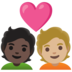 安卓系统里的情侣: 成人成人较深肤色中等-浅肤色emoji表情