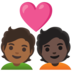 安卓系统里的情侣: 成人成人中等-深肤色较深肤色emoji表情