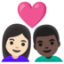 安卓系统里的情侣: 女人男人较浅肤色较深肤色emoji表情