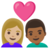 安卓系统里的情侣: 女人男人中等-浅肤色中等-深肤色emoji表情
