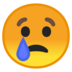 安卓系统里的哭泣的脸emoji表情