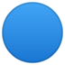 安卓系统里的蓝色圆圈emoji表情
