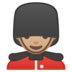 安卓系统里的男警卫：中浅肤色emoji表情