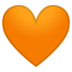 安卓系统里的橙心emoji表情