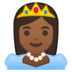安卓系统里的公主：中黑肤色emoji表情