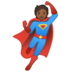 安卓系统里的超级英雄：中黑肤色emoji表情