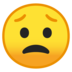 安卓系统里的担心的脸emoji表情