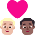 Windows系统里的情侣: 男人男人中等-浅肤色中等-深肤色emoji表情
