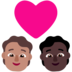 Windows系统里的情侣: 成人成人中等肤色较深肤色emoji表情