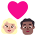 Windows系统里的情侣: 女人男人中等-浅肤色中等-深肤色emoji表情