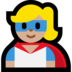 Windows系统里的超级英雄：中浅肤色emoji表情