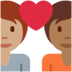 Twitter里的情侣: 成人成人中等肤色中等-深肤色emoji表情
