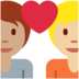 Twitter里的情侣: 成人成人中等肤色中等-浅肤色emoji表情