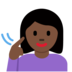 Twitter里的聋哑妇女：深色肤色emoji表情