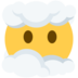 Twitter里的云中的脸-迷茫emoji表情