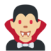 Twitter里的男吸血鬼：中等浅肤色emoji表情