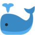 Twitter里的喷水的鲸鱼emoji表情