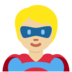 Twitter里的超级英雄：中浅肤色emoji表情