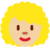 Twitter里的女性：中浅肤色，卷发emoji表情