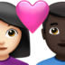 苹果系统里的情侣: 女人男人较浅肤色较深肤色emoji表情