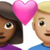 苹果系统里的情侣: 女人男人中等-深肤色中等-浅肤色emoji表情