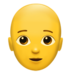 苹果系统里的人物：秃头emoji表情