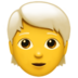 苹果系统里的人物：白发emoji表情