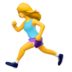 苹果系统里的女子跑步emoji表情