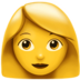 苹果系统里的女人emoji表情