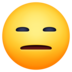 Facebook上的无表情的脸emoji表情