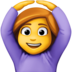 Facebook上的做“好”手势的女人emoji表情