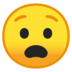安卓系统里的忧虑困惑的脸emoji表情