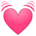 安卓系统里的跳动的心脏emoji表情