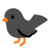 安卓系统里的黑鸟emoji表情