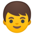 安卓系统里的男孩emoji表情
