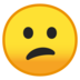 安卓系统里的小郁闷的脸emoji表情