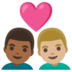 安卓系统里的情侣: 男人男人中等-深肤色中等-浅肤色emoji表情