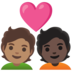 安卓系统里的情侣: 成人成人中等肤色较深肤色emoji表情