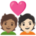 安卓系统里的情侣: 成人成人中等肤色较浅肤色emoji表情