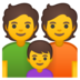 安卓系统里的家庭emoji表情