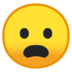 安卓系统里的微微张嘴的脸emoji表情