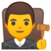安卓系统里的男法官emoji表情